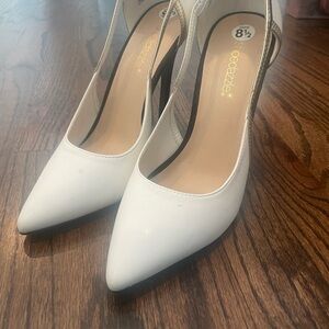 Chic White Heels by Shoe Dazzle